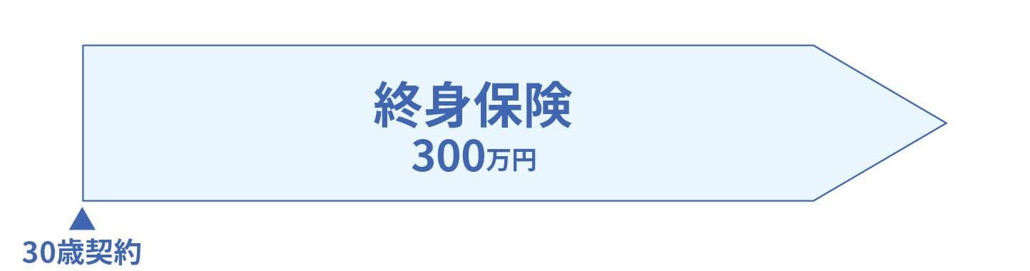 終身保険の図