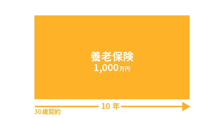 養老保険の図