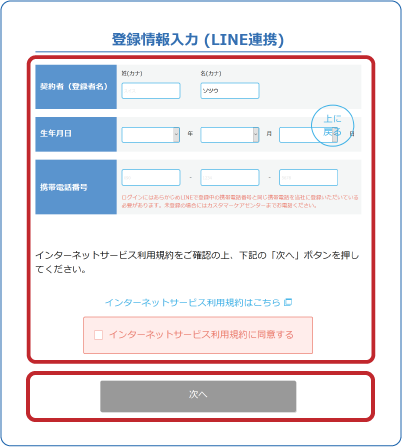 認証画面イメージ