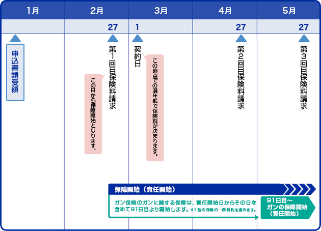 口座振替の保険料支払スケジュール