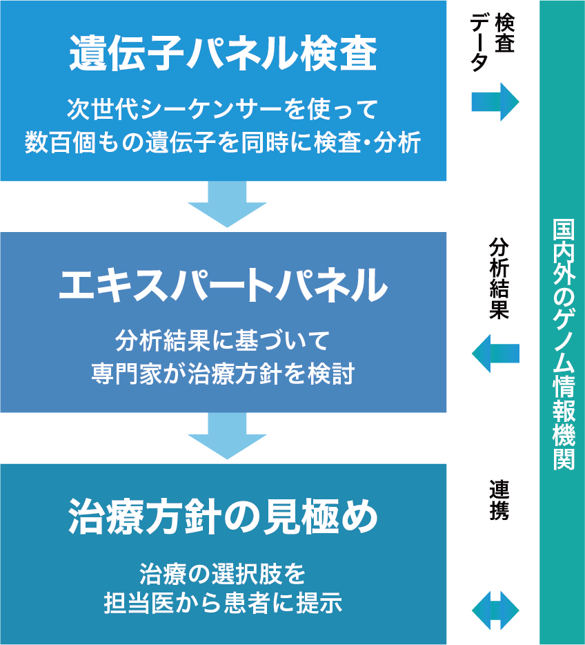 遺伝子パネル検査〜治療の流れ