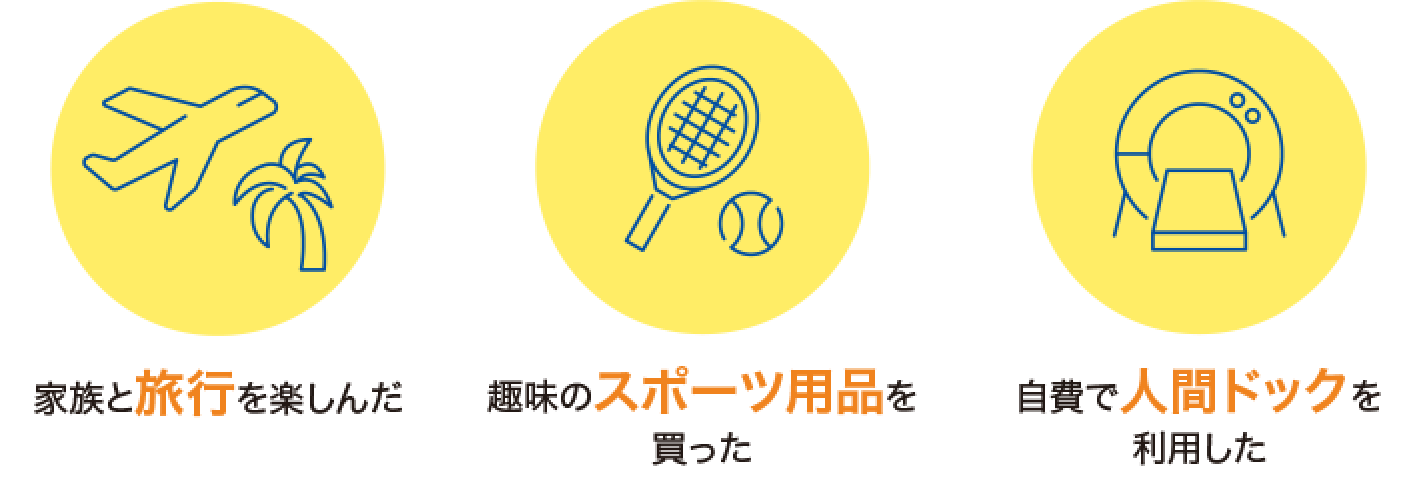 給付金の用途は自由です。例えば、こんな使い方ができます。