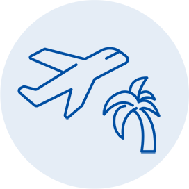 家族と旅行を楽しんだ