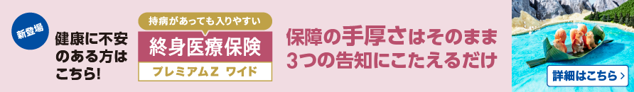 終身医療保険プレミアムZワイド