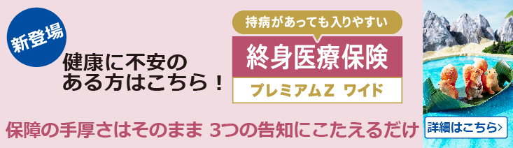 終身医療保険プレミアムZワイド