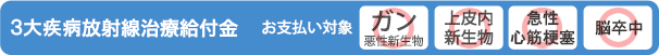 ガン放射線治療給付金