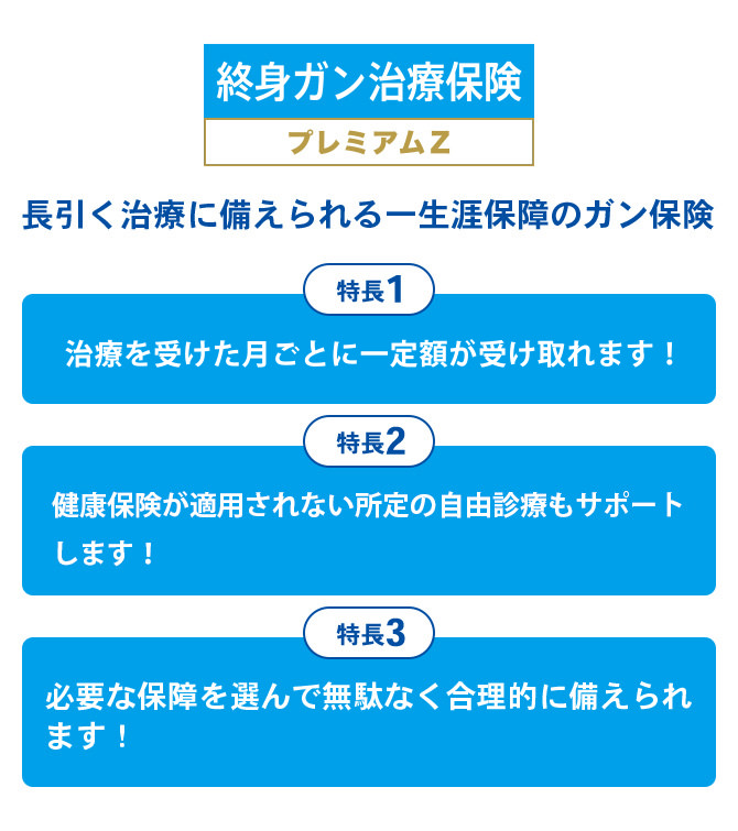 終身ガン治療保険 プレミアムZ