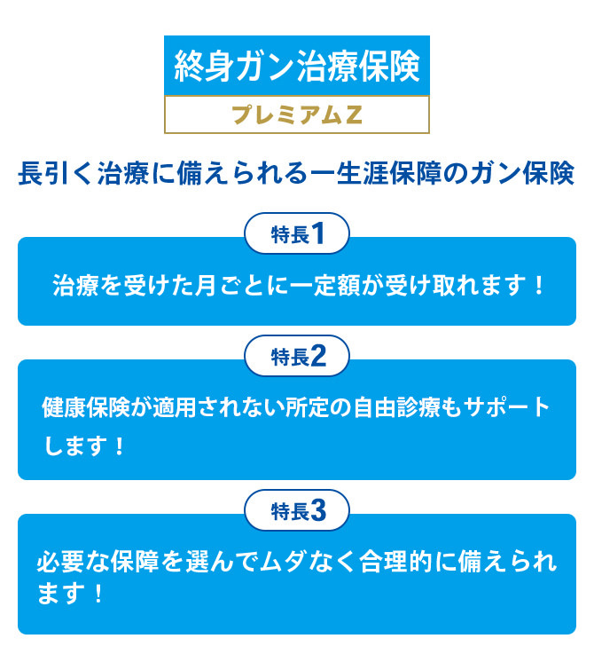 終身ガン治療保険 プレミアムZ