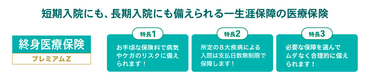 終身医療治療保険 プレミアムZ