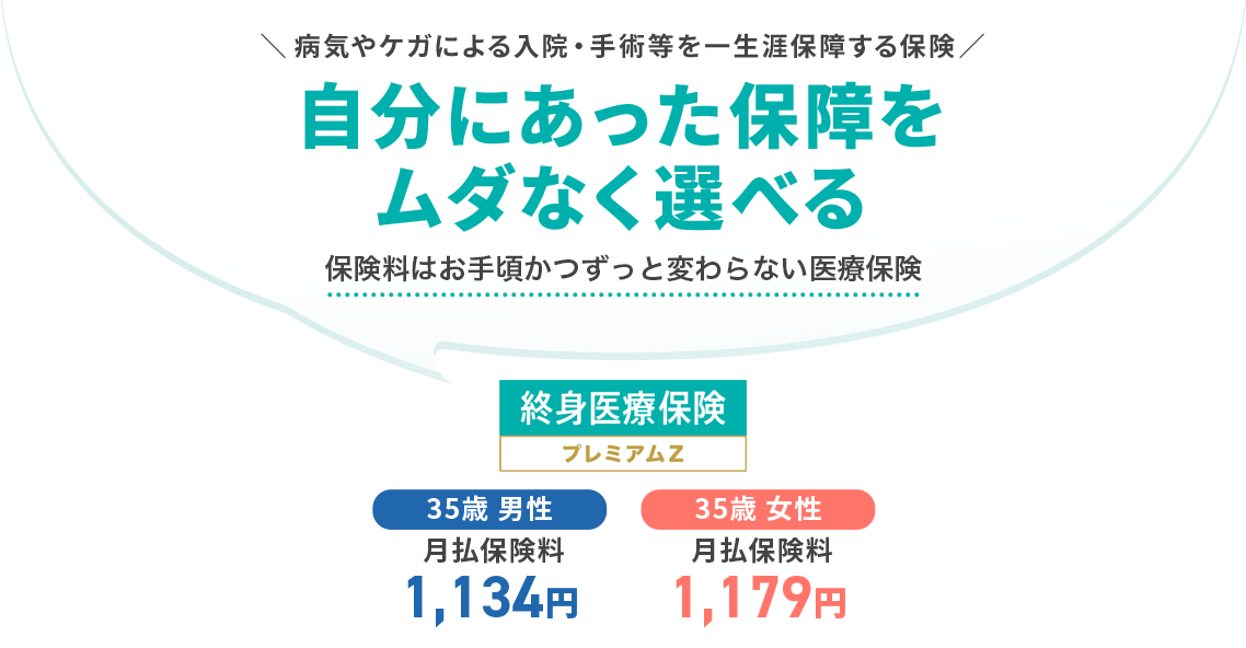 終身医療治療保険 プレミアムZ
