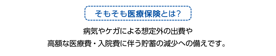 そもそも医療保険とは？