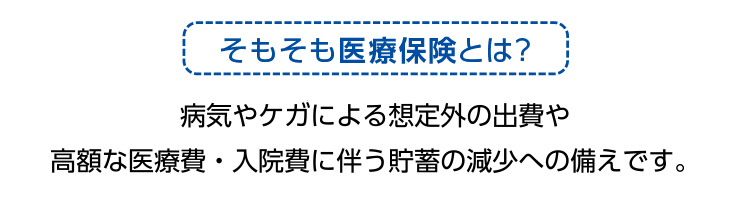 そもそも医療保険とは？